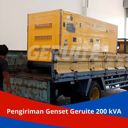 Pengiriman Genset Geruite 200 KVA Silent