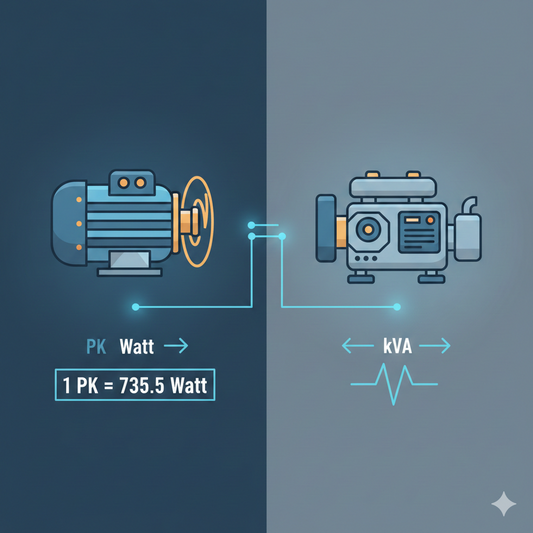 Cara Menghitung & Konversi PK ke Watt dan KVA