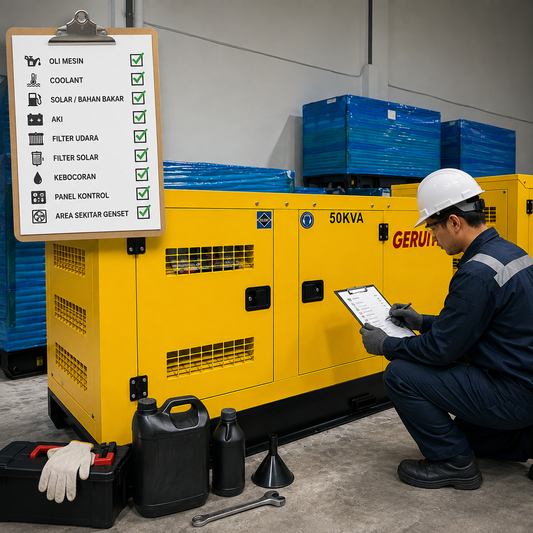 Checklist Pemeriksaan Genset Sebelum Digunakan: Panduan Lengkap agar Mesin Siap Beroperasi