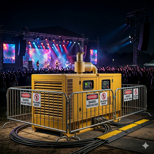 genset untuk konser