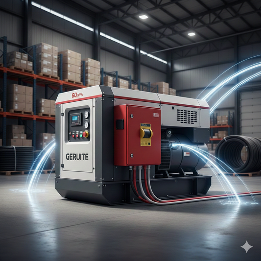 Genset 60 kVA berapa watt dan ampere serta rekomendasinya