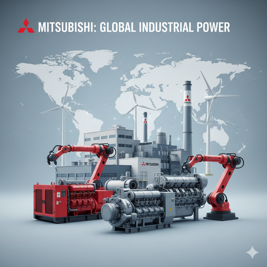 Sejarah Brand Mitsubishi dan Mesin Genset Mitsubishi