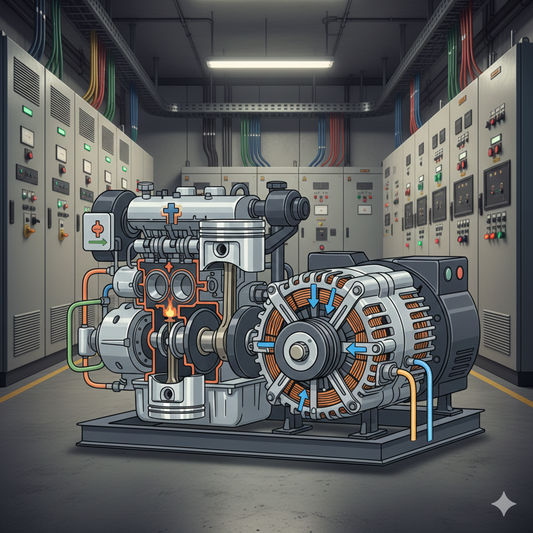 Bagaimana Cara Kerja Genset