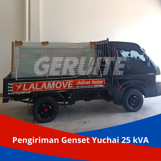Pengiriman Genset Yuchai 25 KVA Silent ke Daan Mogot Jakarta Barat
