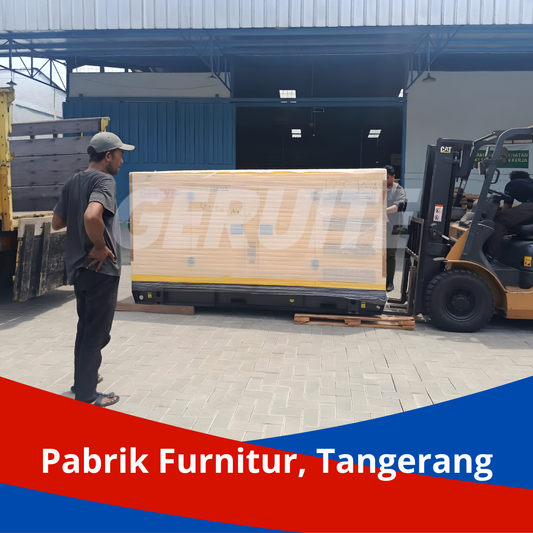 Pengiriman Genset 125 kVA Silent di Pabrik Furnitur Tangerang