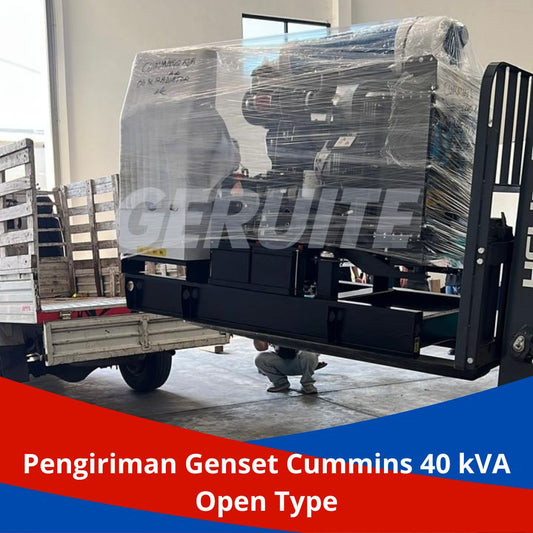 genset cummins 40 kva open type