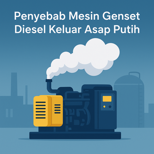 penyebab genset keluar asap putih